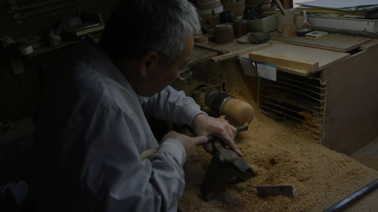 山中の木地師の仕事 - 山中漆器 浅田漆器工芸公式ホームページ